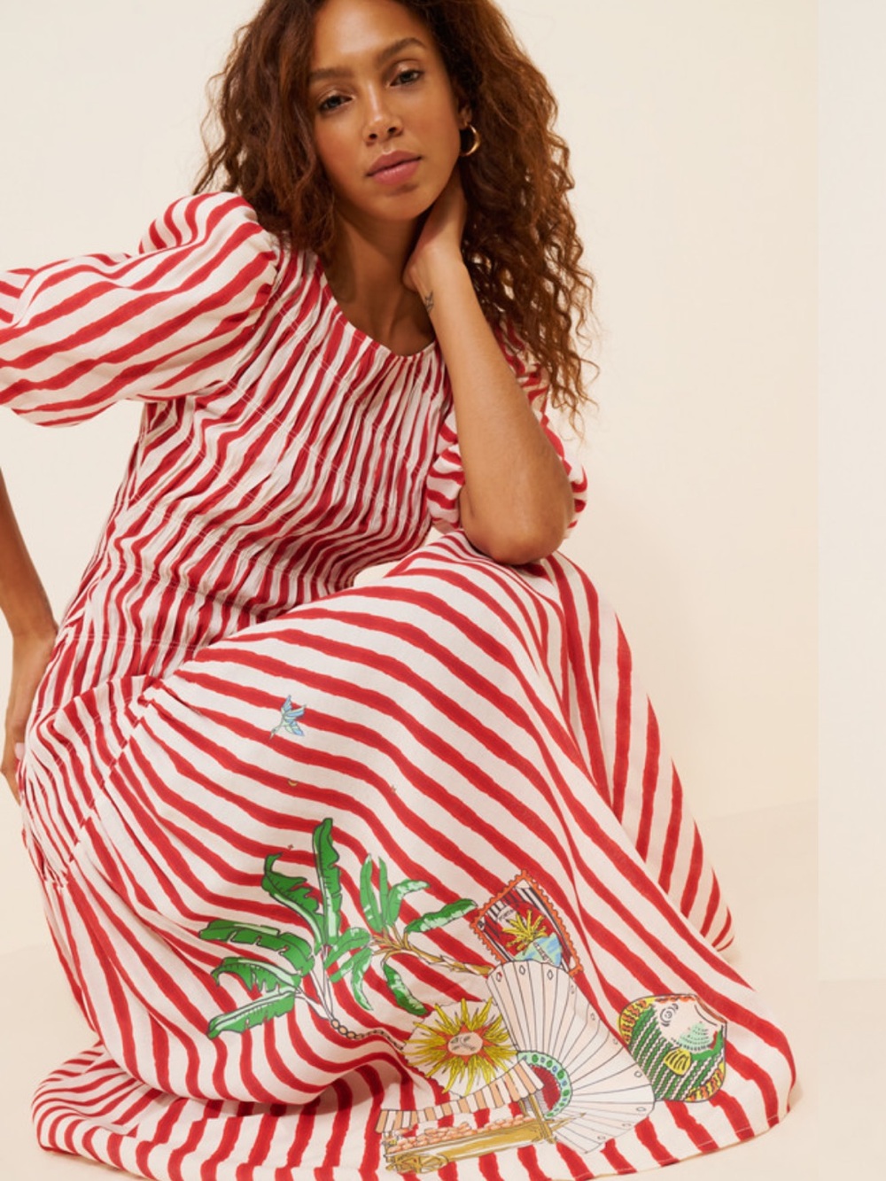 Never Fully Dressed Striped Nara Dress